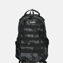 Vrijetijd Rugzakken | School Rugzakken^Enrico Benetti Arizona rugzak zwart camouflage