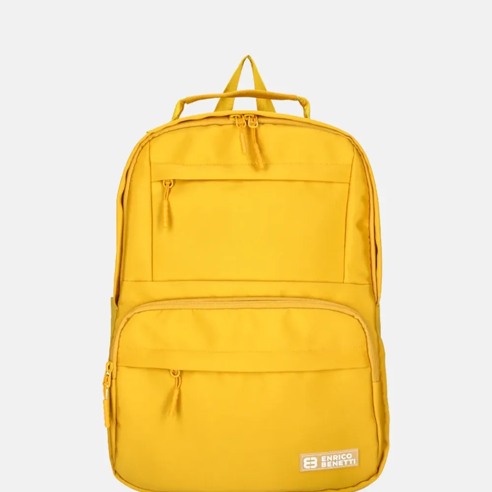 School Rugzakken | School Rugzakken^Enrico Benetti Aruba laptoprugzak 13 inch geel