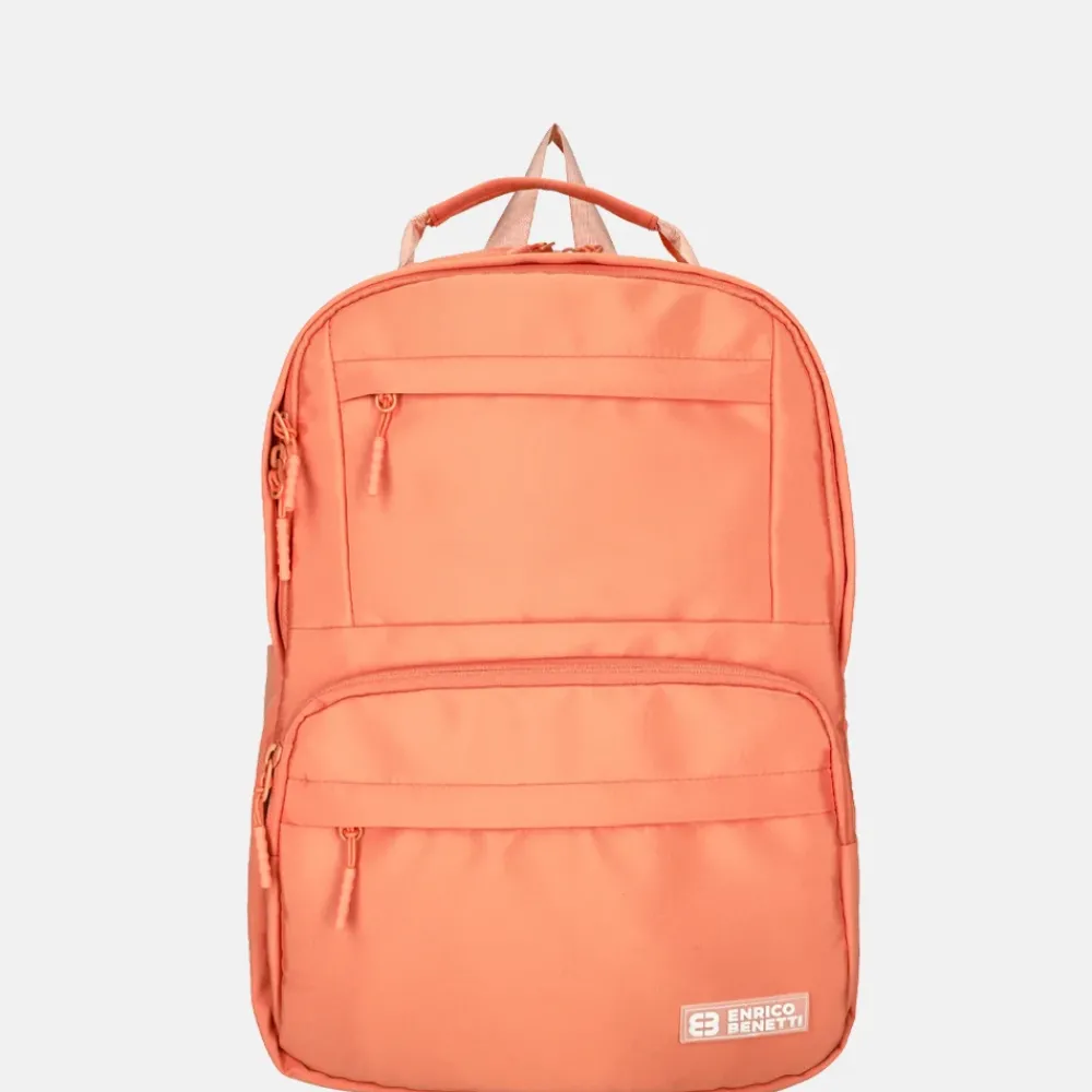 School Rugzakken | School Rugzakken^Enrico Benetti Aruba laptoprugzak 13 inch abrikoos