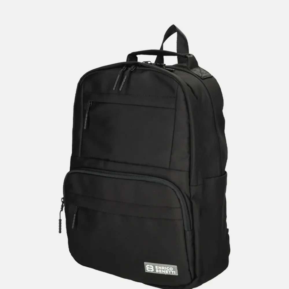 School Rugzakken | School Rugzakken^Enrico Benetti Aruba laptoprugzak 13 inch zwart