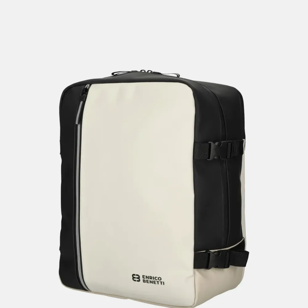 Handbagage Tassen | Underseaters^Enrico Benetti Bergen underseater/rugzak zwart/beige