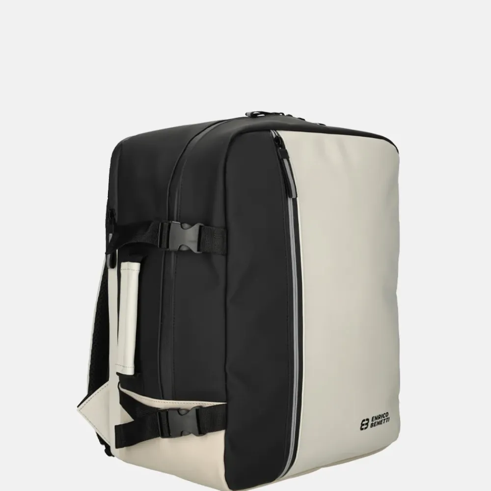 Handbagage Tassen | Underseaters^Enrico Benetti Bergen underseater/rugzak zwart/beige