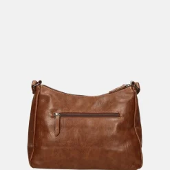 Crossbody Tassen^Enrico Benetti Caen crossbody tas cognac