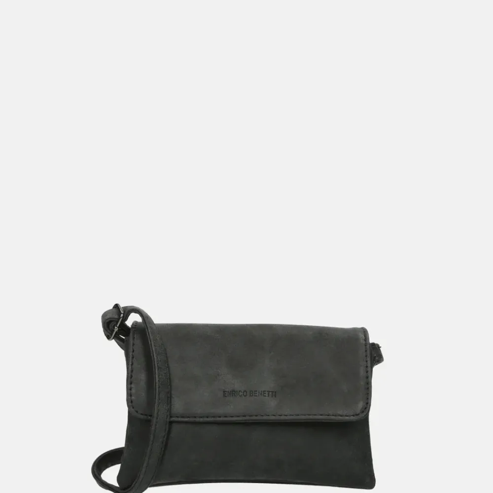 Crossbody Tassen^Enrico Benetti crossbody tas zwart