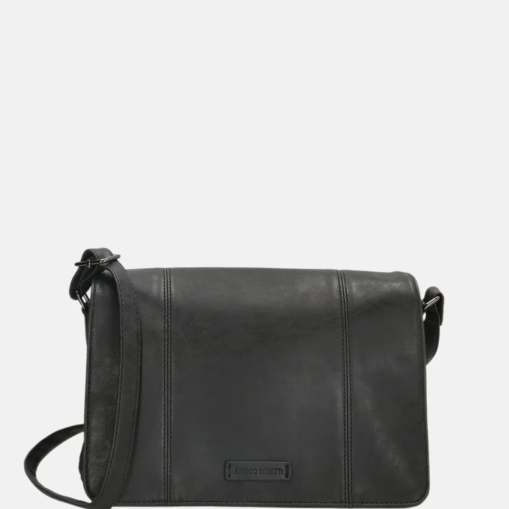 Crossbody Tassen^Enrico Benetti crossbody tas black