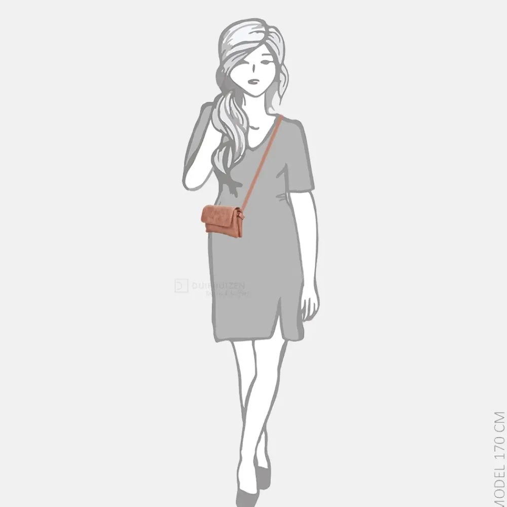 Crossbody Tassen^Enrico Benetti crossbody tas zachtrose