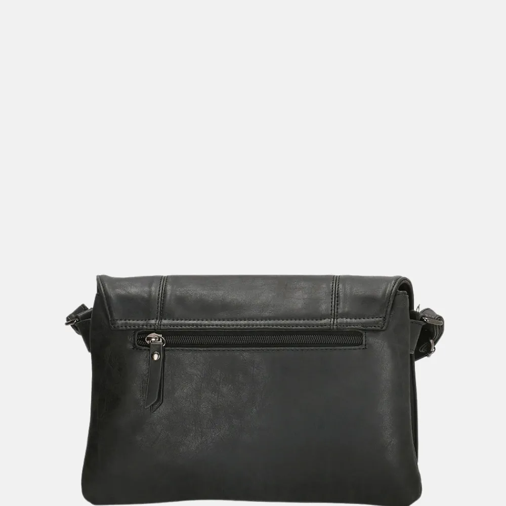 Crossbody Tassen^Enrico Benetti crossbody tas black