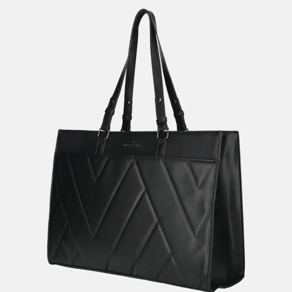 Schoolhandtassen | Dames Laptoptassen^Enrico Benetti Evie shopper 15 inch zwart