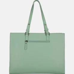 Schoolhandtassen | Dames Laptoptassen^Enrico Benetti Evie shopper 15 inch lichtgroen