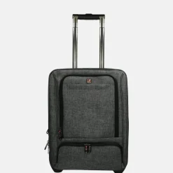Handbagage Koffers^Enrico Benetti Frankfurt handbagage koffer 17 inch grijs
