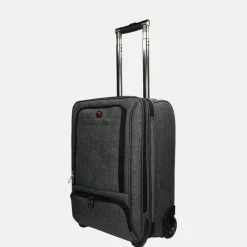 Handbagage Koffers^Enrico Benetti Frankfurt handbagage koffer 17 inch grijs