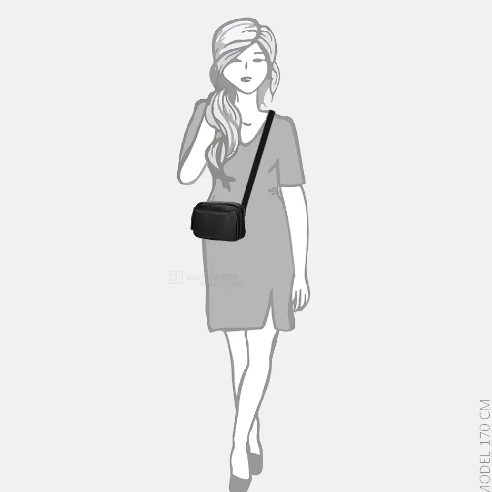 Crossbody Tassen^Enrico Benetti Hailey crossbody tas zwart