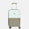 Handbagage Koffers^Enrico Benetti handbagage koffer 55 cm taupe-ivoor