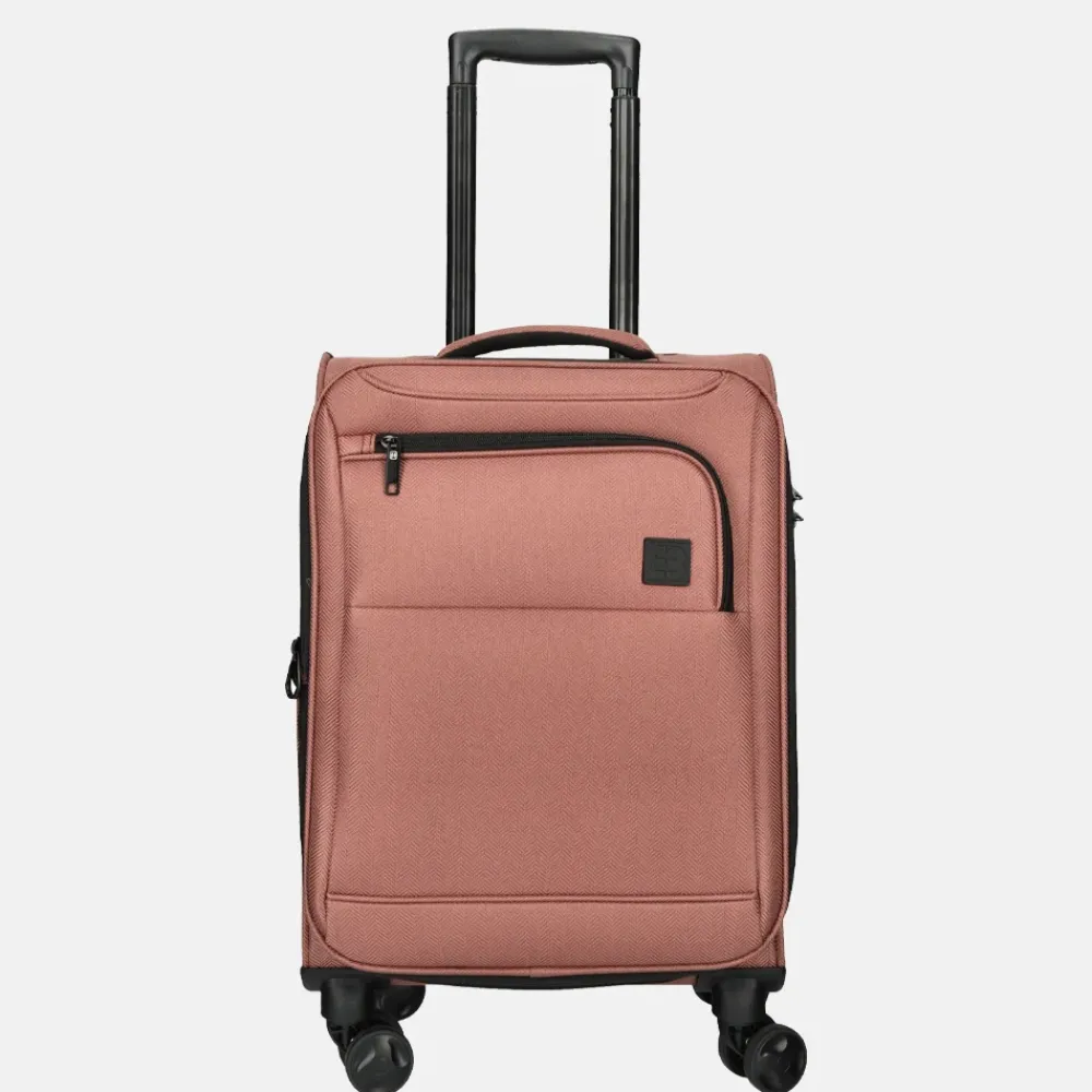 Handbagage Koffers^Enrico Benetti handbagage koffer 55 cm oudroze