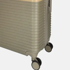 Handbagage Koffers^Enrico Benetti handbagage koffer 55 cm taupe-ivoor
