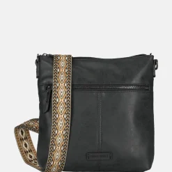 Crossbody Tassen^Enrico Benetti Indy crossbody tas zwart