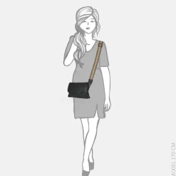 Crossbody Tassen^Enrico Benetti Indy crossbody tas zwart