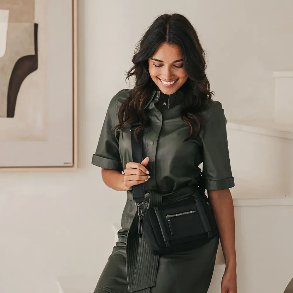 Crossbody Tassen^Enrico Benetti Izzy crossbody zwart