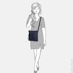 Crossbody Tassen^Enrico Benetti Janice crossbody tas blue