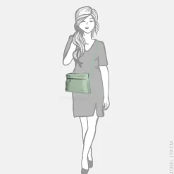Crossbody Tassen^Enrico Benetti Janice crossbody tas mint