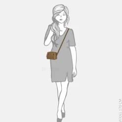 Crossbody Tassen^Enrico Benetti Kylie crossbody tas camel