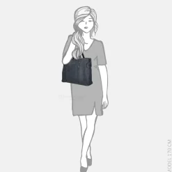 Shoppers^Enrico Benetti Kylie shopper blauw