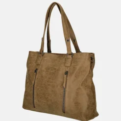 Shoppers^Enrico Benetti Kylie shopper camel