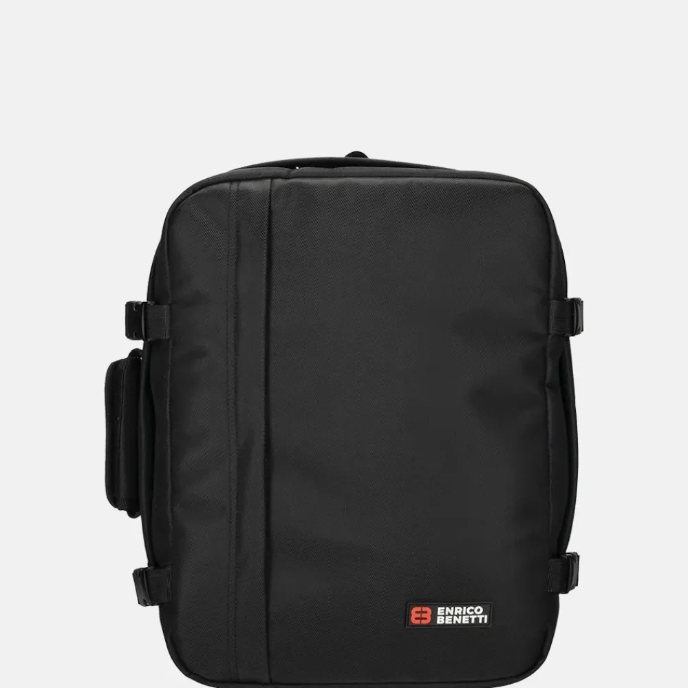 Handbagage Tassen | Underseaters^Enrico Benetti laptoprugzak 17 inch zwart