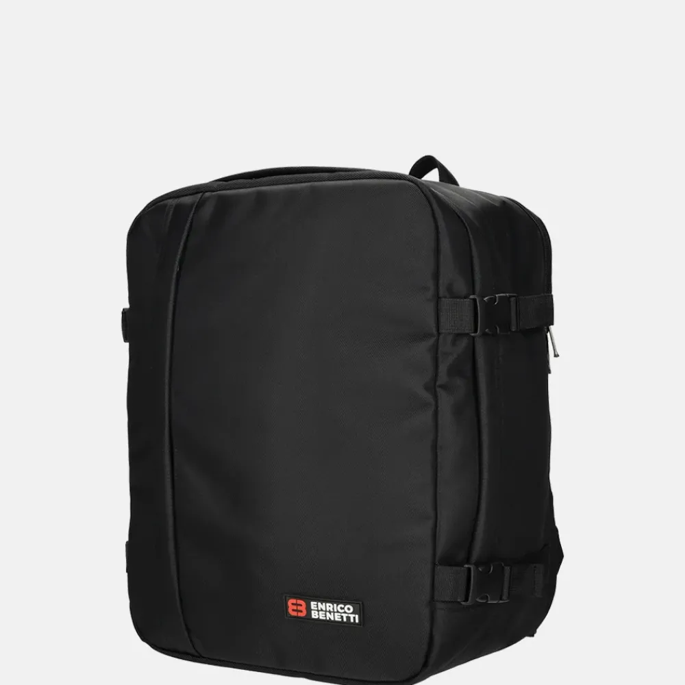 Handbagage Tassen | Underseaters^Enrico Benetti laptoprugzak 17 inch zwart