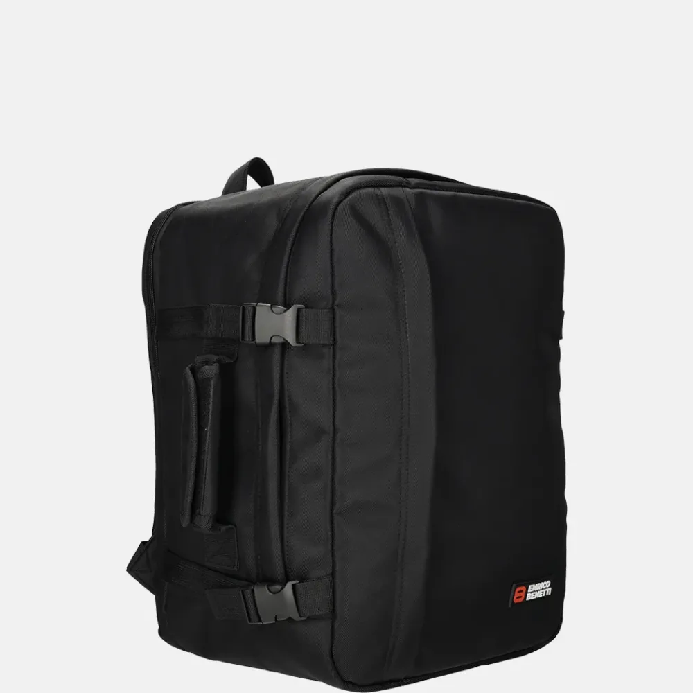 Handbagage Tassen | Underseaters^Enrico Benetti laptoprugzak 17 inch zwart