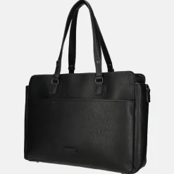 Schoolhandtassen | Dames Laptoptassen^Enrico Benetti Lily shopper zwart