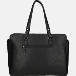 Schoolhandtassen | Dames Laptoptassen^Enrico Benetti Lily shopper zwart