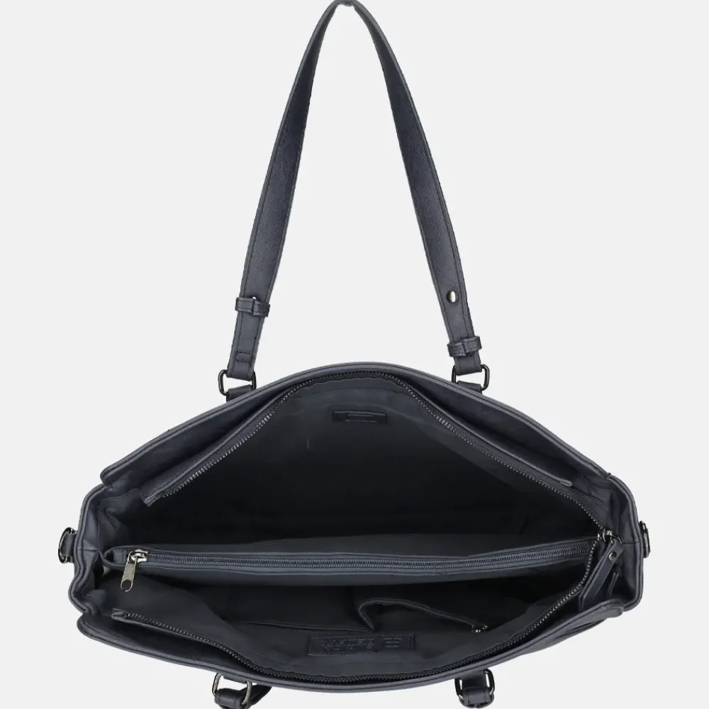 Schoolhandtassen | Dames Laptoptassen^Enrico Benetti Lily shopper blauw