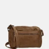 Crossbody Tassen^Enrico Benetti Noumea crossbody tas cognac