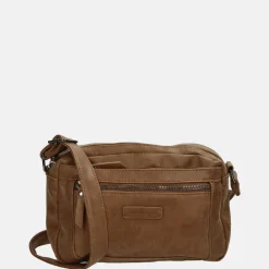 Crossbody Tassen^Enrico Benetti Noumea crossbody tas cognac