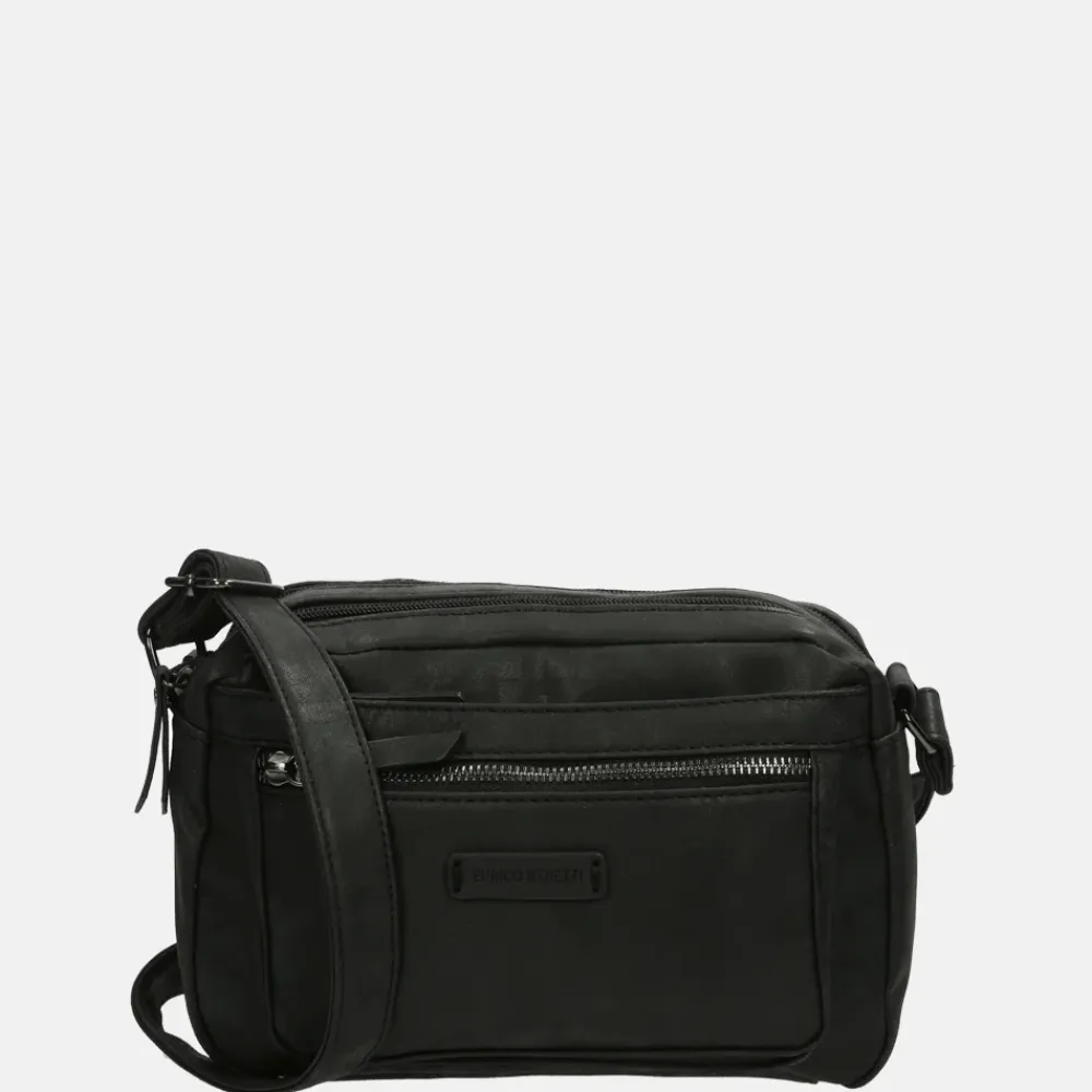 Crossbody Tassen^Enrico Benetti Noumea crossbody tas zwart