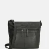 Crossbody Tassen^Enrico Benetti Noumea crossbody tas black