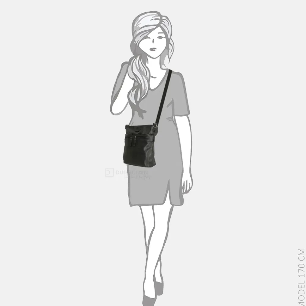 Crossbody Tassen^Enrico Benetti Noumea crossbody tas black