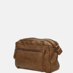 Crossbody Tassen^Enrico Benetti Noumea crossbody tas cognac