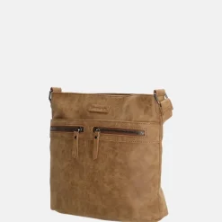 Crossbody Tassen^Enrico Benetti Noumea crossbody tas camel
