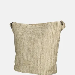 Crossbody Tassen^Enrico Benetti Raffia crossbody tas M natuur