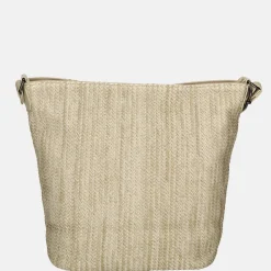 Crossbody Tassen^Enrico Benetti Raffia crossbody tas M natuur