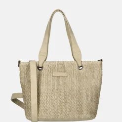 Handtassen^Enrico Benetti Raffia handtas S natuur