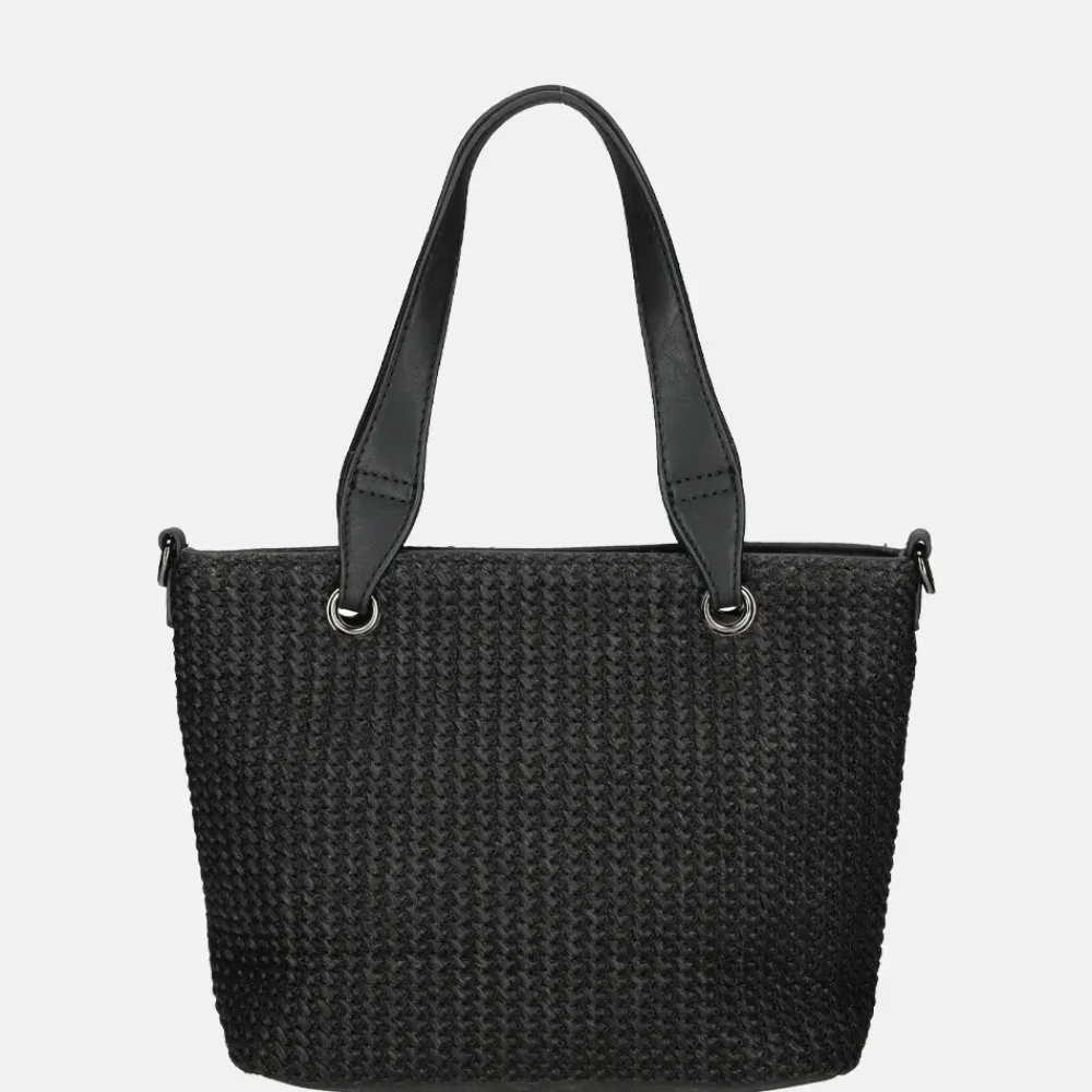 Handtassen^Enrico Benetti Raffia handtas S zwart
