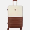 Reiskoffers^Enrico Benetti reiskoffer 75 cm bordeaux-beige