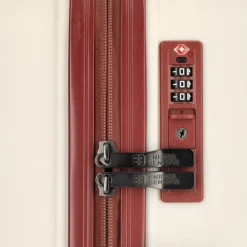Reiskoffers^Enrico Benetti reiskoffer 75 cm bordeaux-beige