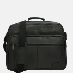 Heren Laptoptassen | Dames Laptoptassen^Enrico Benetti Rotterdam laptoptas 15 inch zwart