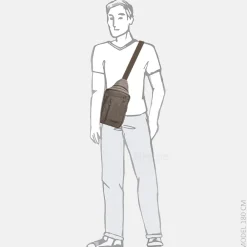 Crossbody Tassen^Enrico Benetti Rotterdam crossbody tas middentaupe