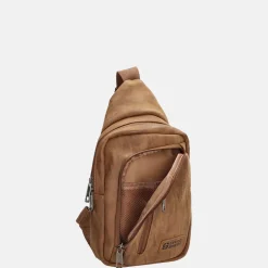 Crossbody Tassen^Enrico Benetti Rotterdam crossbody tas camel