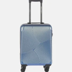 Handbagage Koffers^Enrico Benetti Spinner Louisville koffer 55 cm jeansblauw